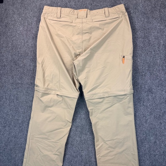 Orvis Insect Shield Performance Convertible Pants Men's 42x32 Beige Outdoor Camp - Picture 3 of 16